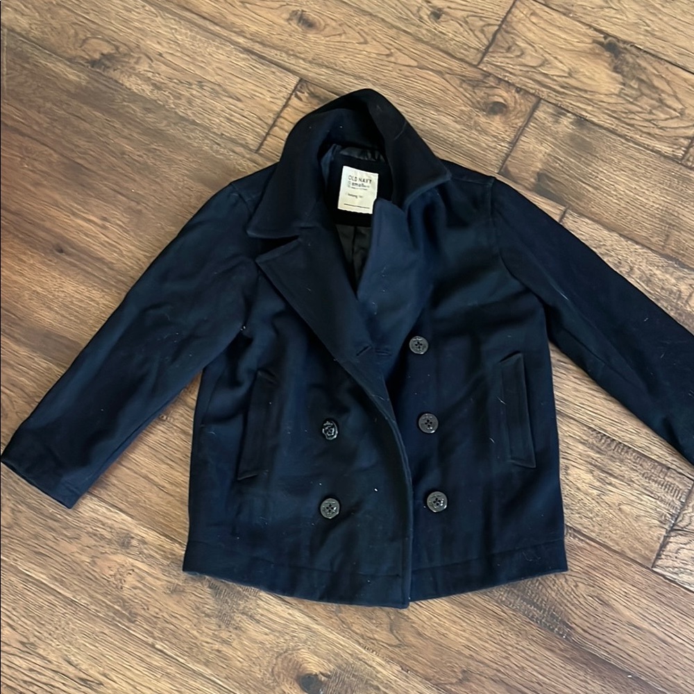 Old Navy Small Black Peacoat Jacket
